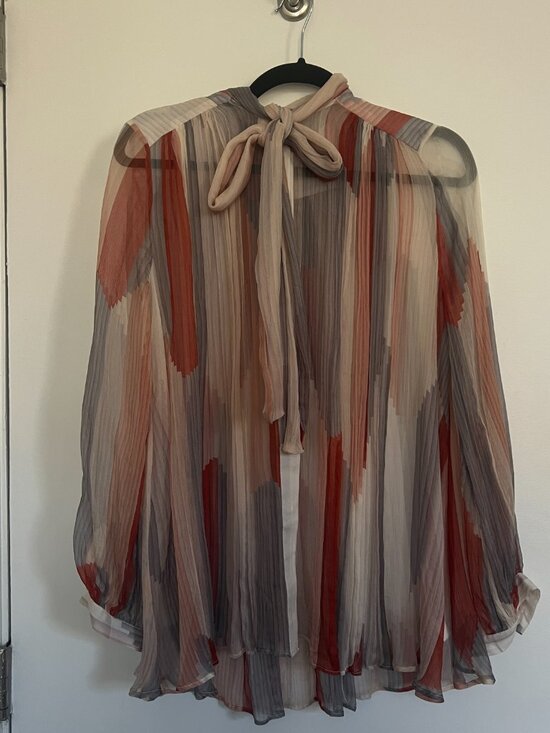 Zimmermann Tops - Zimmermann Sheer Silk Blouse Size 1/Small